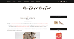 Desktop Screenshot of featherfactor.com